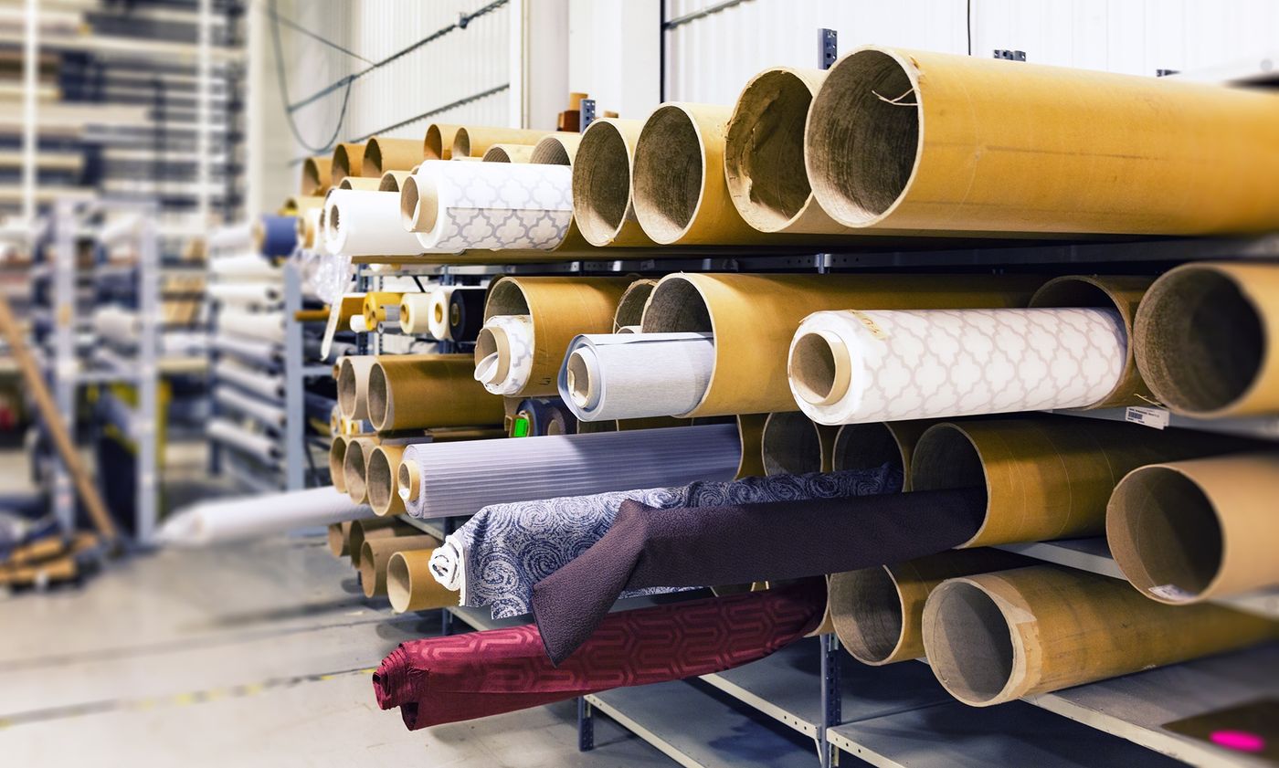 Manufacturing fabric rolls ready for production